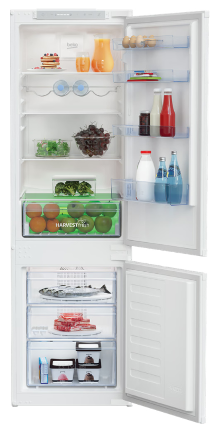 Beko 70/30 Integrated Frost Free Fridge Freezer - BCFD4V73