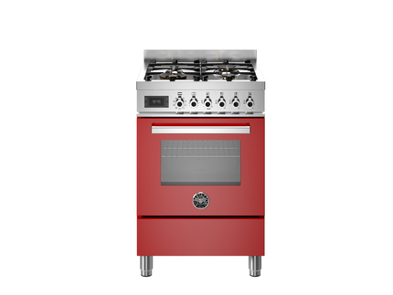 Bertazzoni 60cm Single Dual Fuel Cooker - PRO64L1EROT