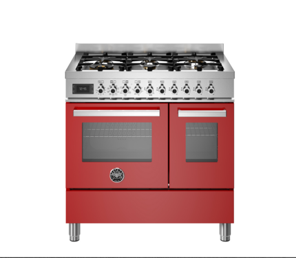 Bertazzoni 90cm Dual Fuel Cooker - PRO96L2EROT