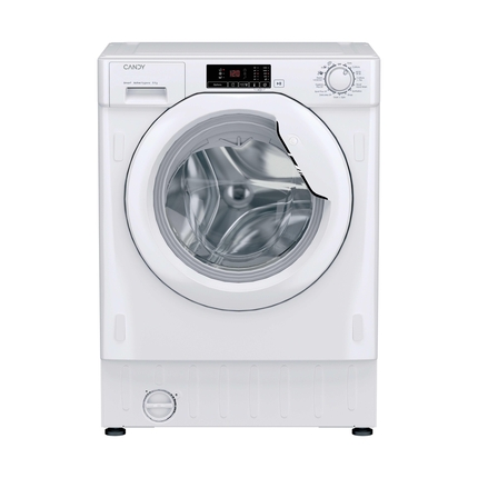 Candy 8kg, 1400 Spin Integrated Washing Machine - CBW48D1W4J-80