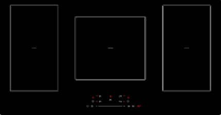 Cata 90cm 5 Zone Induction Hob - UBINDFX90MS