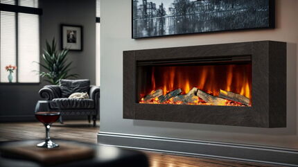 Celsi Electriflame Wall Mounted Electric Fire - EFVR10RE-FCS