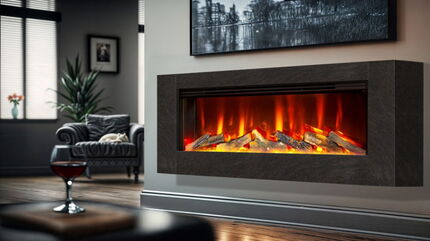 Celsi Electriflame Wall Mounted Electric Fire - EFVR12RE-FCS