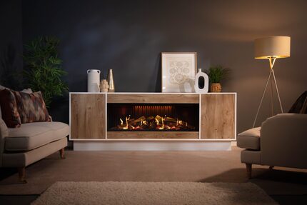 Flamerite Electric Fire And Suite- Arcadia 1000