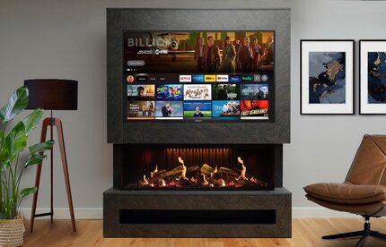 Flamerite Hollis Media Wall - Hollis 1300