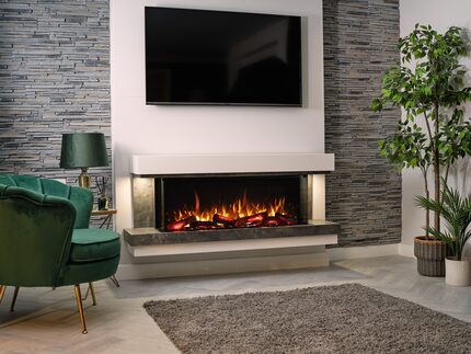 Flamerite Wall Mounted Electric Fire - Payton 1000