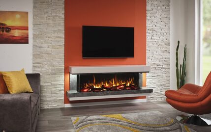 Flamerite Wall Mounted Electric Fire - Payton 1300