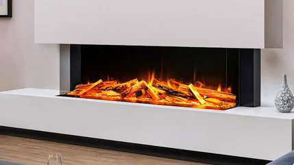 Flavel 3-Sided Electric Fire Proflame 1250 - FPFL12RE