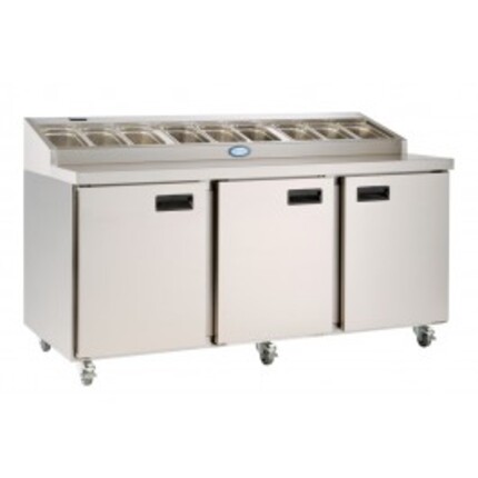 Foster 172cm 3 Door Refrigerated Preparation Counter - FPS3HR/15-154