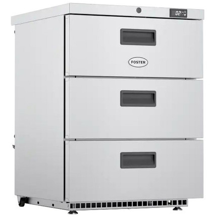 Foster 61cm Freestanding Undercounter 3 Drawer Refrigerator - HR150/3D/13-106