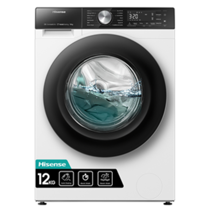 Hisense 12kg 1400 Spin Washing Machine - WF5S1245BW
