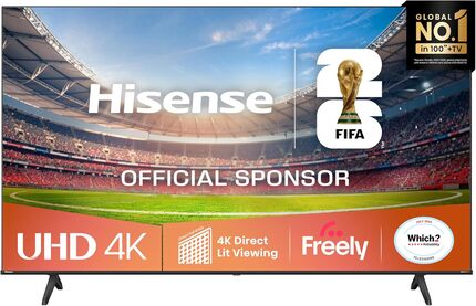 Hisense 50 Inch 4K UHD HDR LED Freely TV - 50A6QTUK