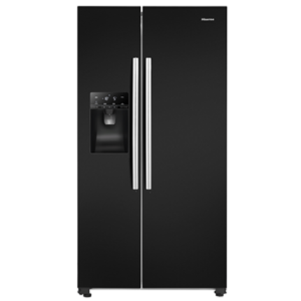 Hisense 91.5cm Side-By-Side Fridge Freezer - RS694N4IBE