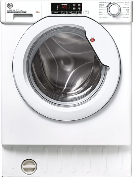 Hoover 9kg 1400 Spin Integrated Washing Machine - HBWS49D1W4J-80
