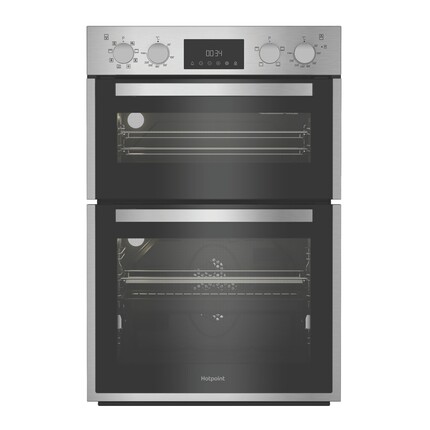 Hotpoint 90cm Built In Electric Double Oven - DIH82D1IX