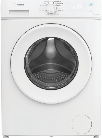 Indesit 8kg 1200 Spin Washing Machine - IMA862MYTIMEUK