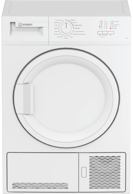 Indesit 8kg Condenser Tumble Dryer - CYDC82WWGLUK