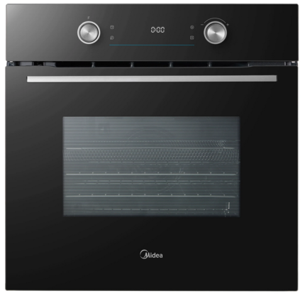 Midea 60cm Built in Pyrolytic Single Oven - MBO65P90E3-BK