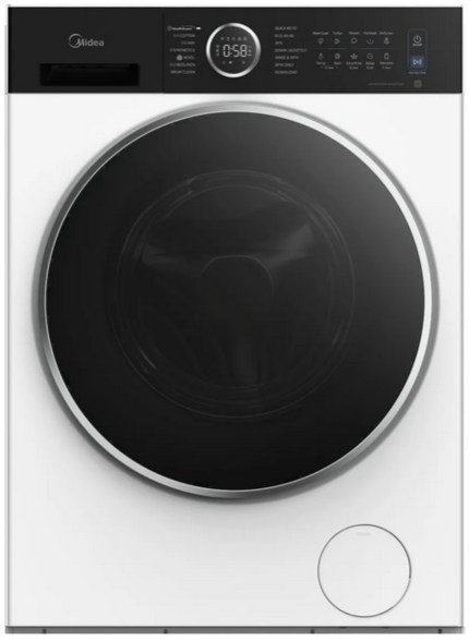 Midea 8kg 1400 Spin Washing Machine - MF205W80WBA30/W-UK