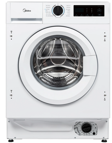 Midea 9kg, 1400 Spin Integrated Washing Machine - MFA06W90BA/W-UK