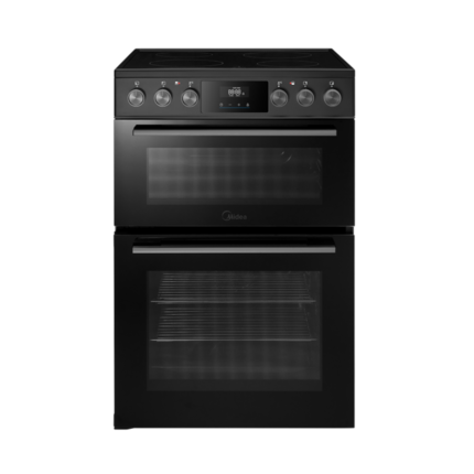 Midea 60cm Double Oven Electric Cooker - MFO24EME4R118-BK