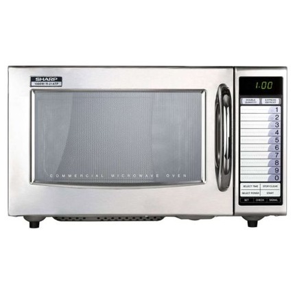 Sharp 28L 1000W Commercial Microwave - R21AT