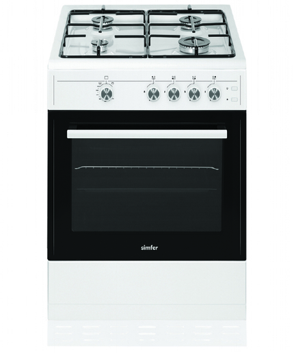 Simfer 60cm Single Cavity Gas Cooker - SIM61GW
