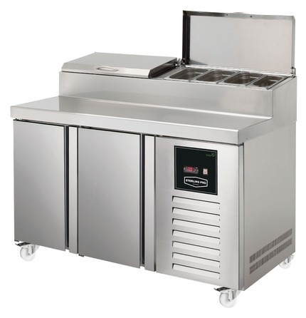 Sterling Pro 134cm 2 Door Refrigerated Preparation Counter - SPIZ-135