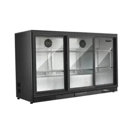 Sterling Pro 134cm Sliding Triple Door Low Height Bottle Cooler - SP3HC-LOW-BS