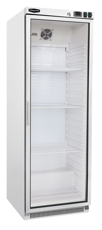Sterling Pro 60cm Glass Single Door Upright Refrigerator - SPR400G
