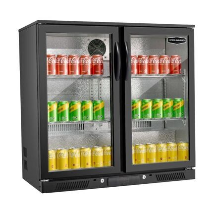 Sterling Pro 90cm Double Door Bottle Cooler - SP2HC-BH