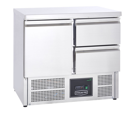 Sterling Pro 90cm Undermounted Fridge Counter - SPU201-2D