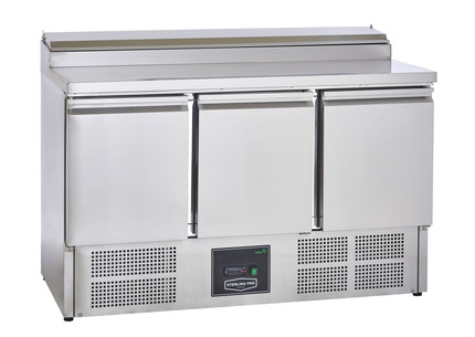 Sterling Pro Cobus 137cm Refrigerated Pizza Prep Counter - SPU300PZ