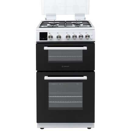 Teknix 50cm Double Oven Gas Cooker - TKGD50W