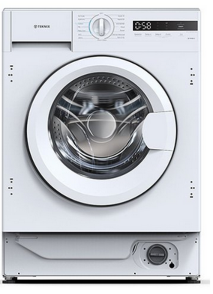 Teknix 8kg, 1400 Spin Integrated Washing Machine - BITKW814