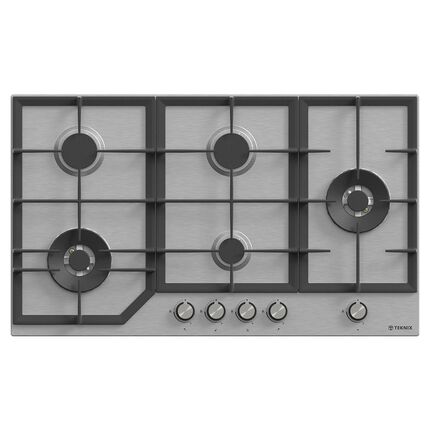 Teknix 90cm 5 Burner Gas Hob - BITK290GH5X
