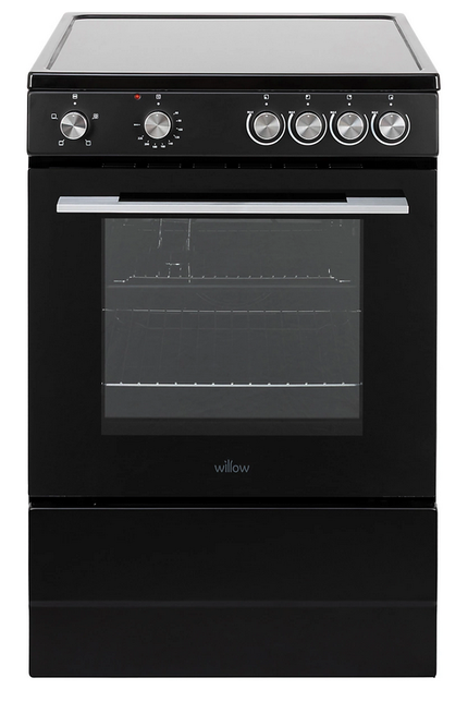 Willow 60cm Single Cavity Ceramic Cooker - W60CCBLK