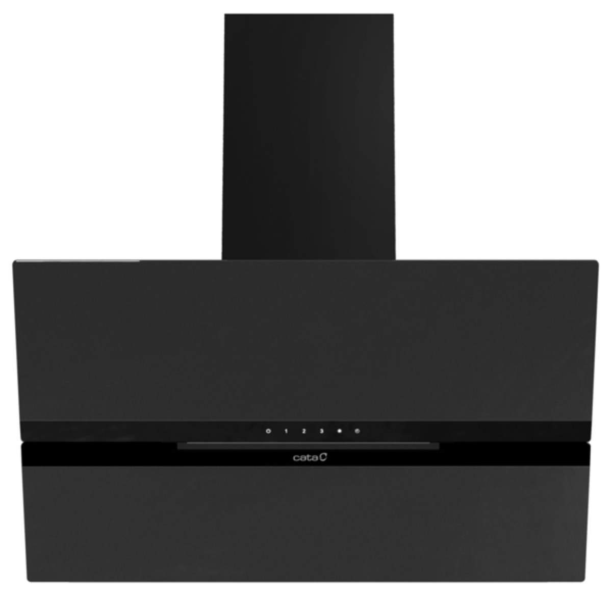 Cata 90cm Angled Chimney Hood - CATAGM90MB 0
