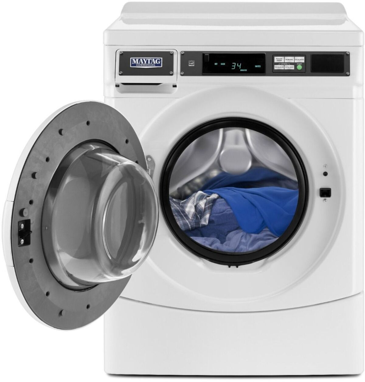 Maytag 10.5kg 1000rpm Commercial Front Loading Washing Machine - MHN33PRTGW 1