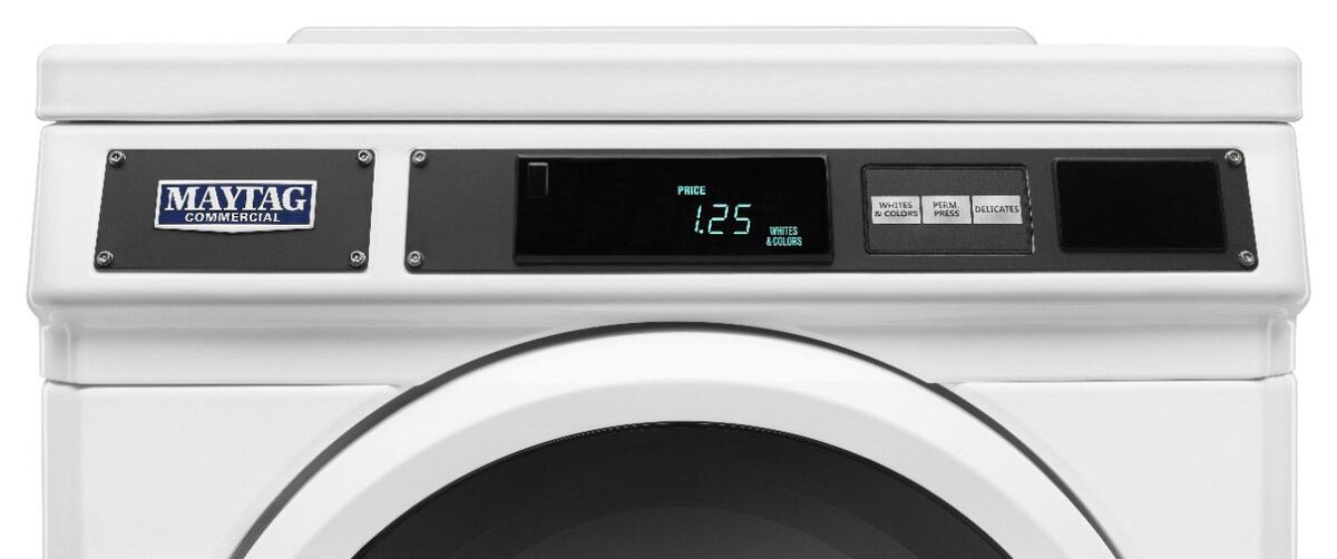 Maytag 10.5kg Commercial Front Loading Gas Vented Dryer - MDG28PRTGW 1