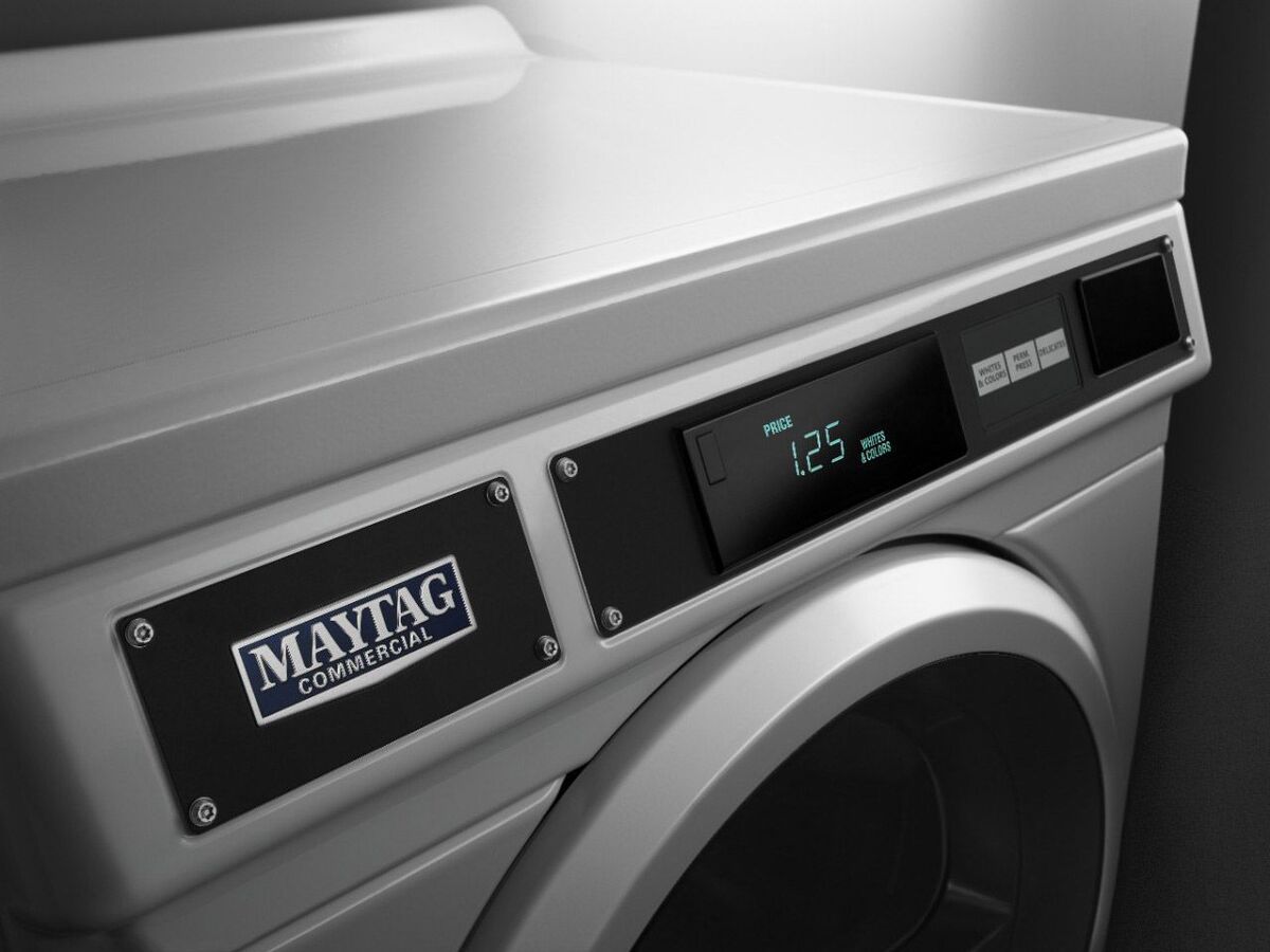 Maytag 10.5kg Commercial Front Loading Gas Vented Dryer - MDG28PRTGW 2